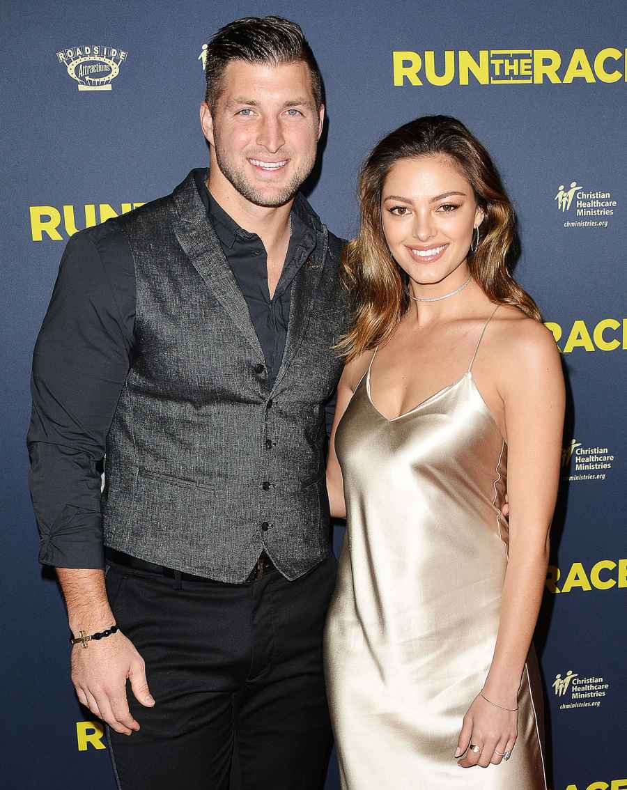 Tim Tebow and Demi-Leigh Nel-Peters