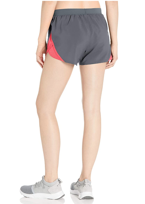 Under Armour Women's Fly By 2.0 Running Shorts (Pitch Gray)