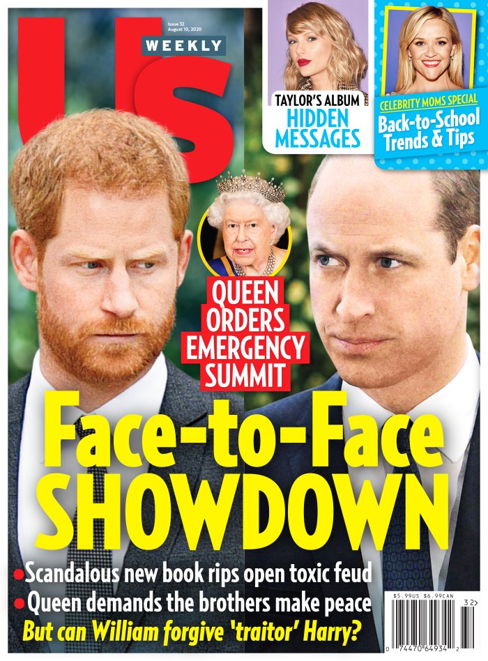 Cover of issue 3220 of the American weekly Prince Harry vs. Prince William