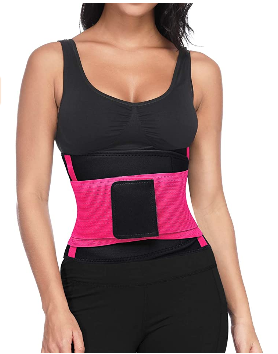 VENUZOR Waist Trainer Belt for Women (Hot Pink)