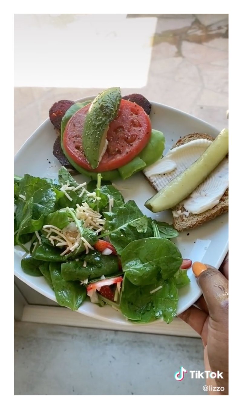 Vegan BLT Sandwich Lizzo Reveals More of Her Favorite Vegan Eats TikTok
