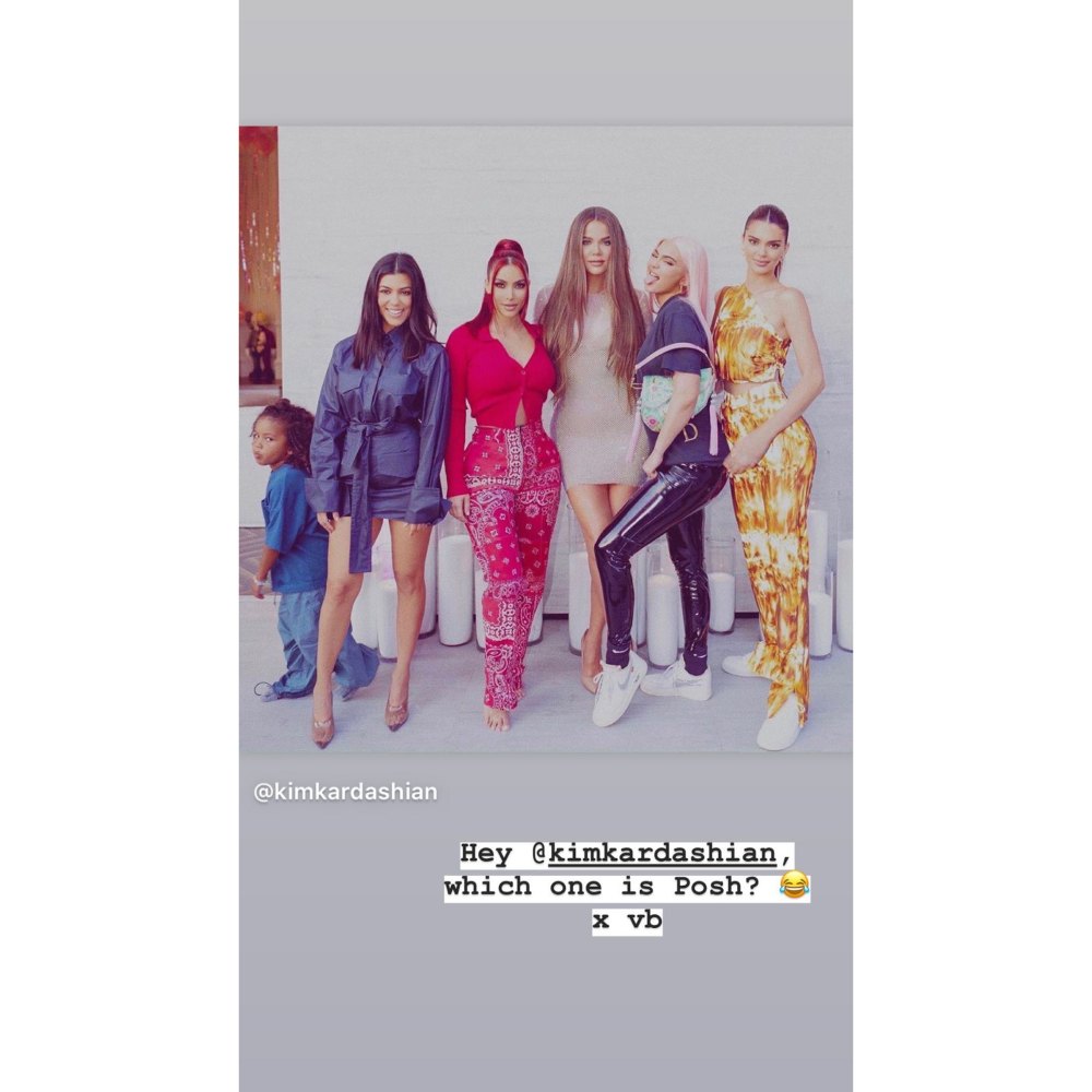 Victoria Beckham Reacts to the Kardashian-Jenners Dressing Up as the Spice Girls