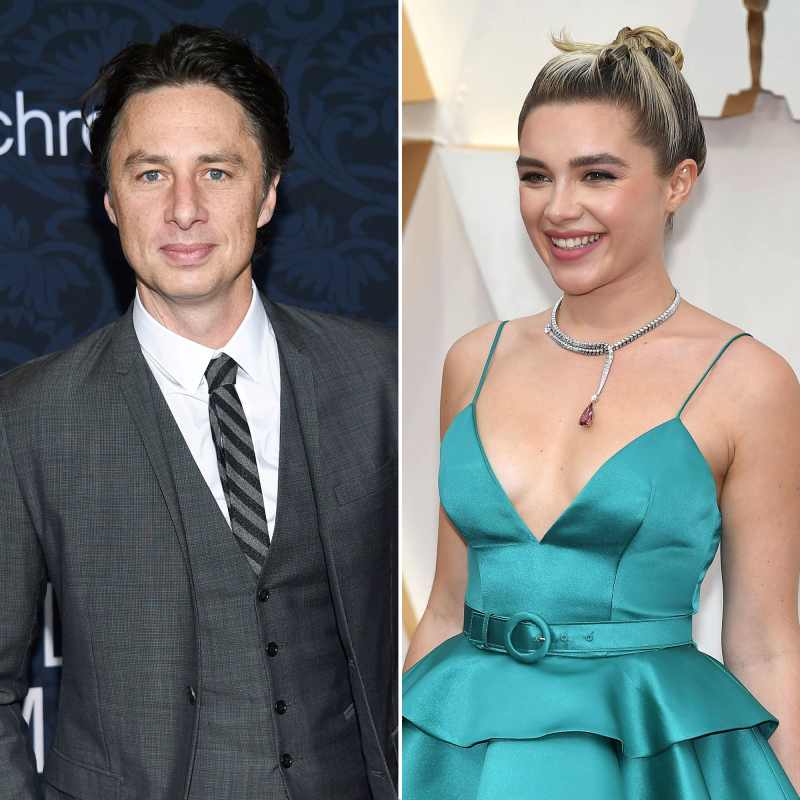 Zach Braff and Florence Pugh Unlikely Celebrity Couples