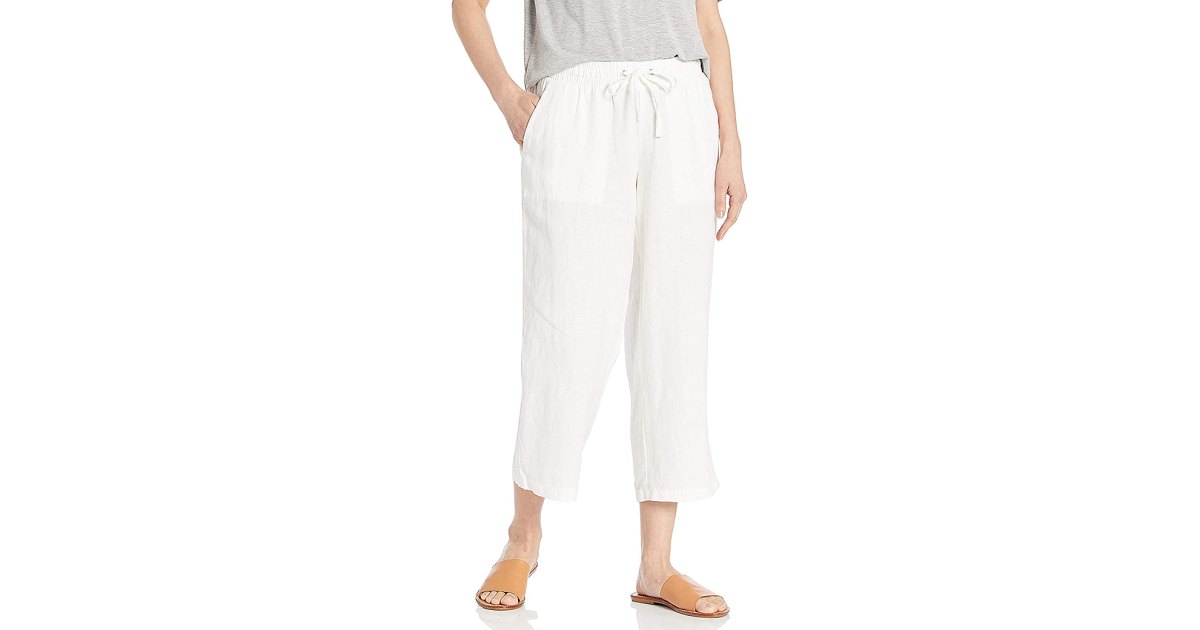 Amazon Essentials Linen Crop Pants Are Perfect for Summer