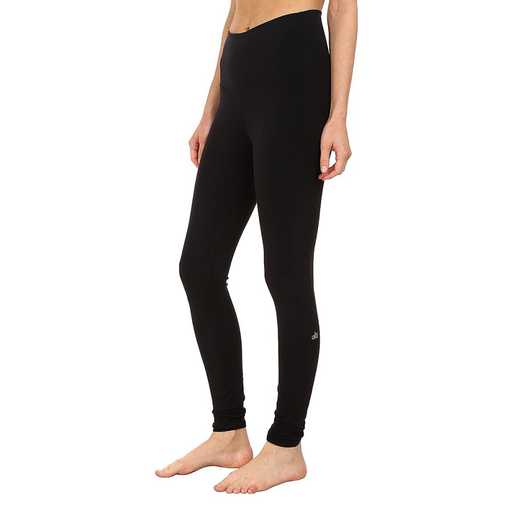 Yogalicious Lux Black Leggings Womens Size XL Full Length Pull On Yoga Pants