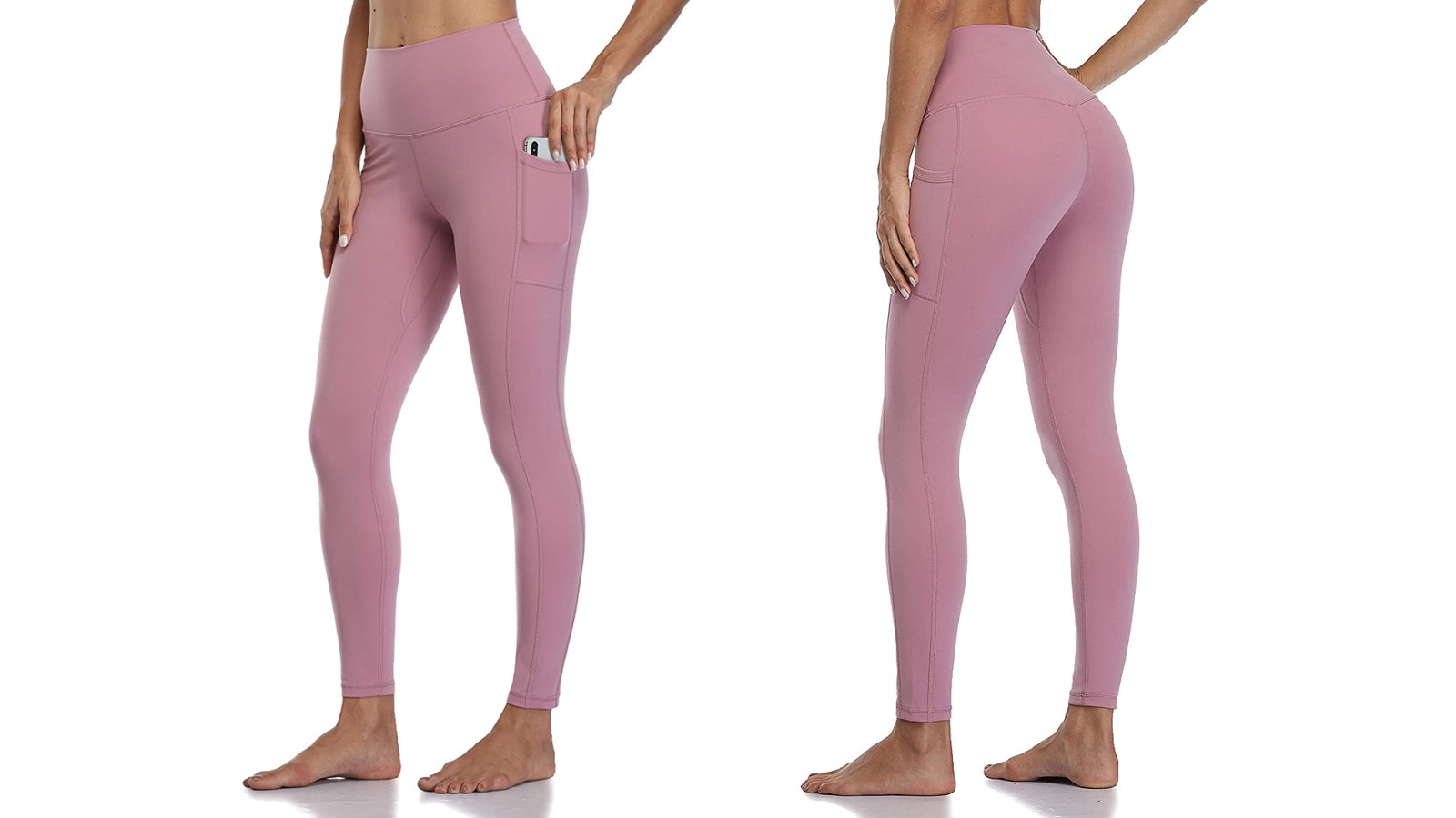 Colorfulkoala High Waisted Yoga Pant Leggings With Pockets