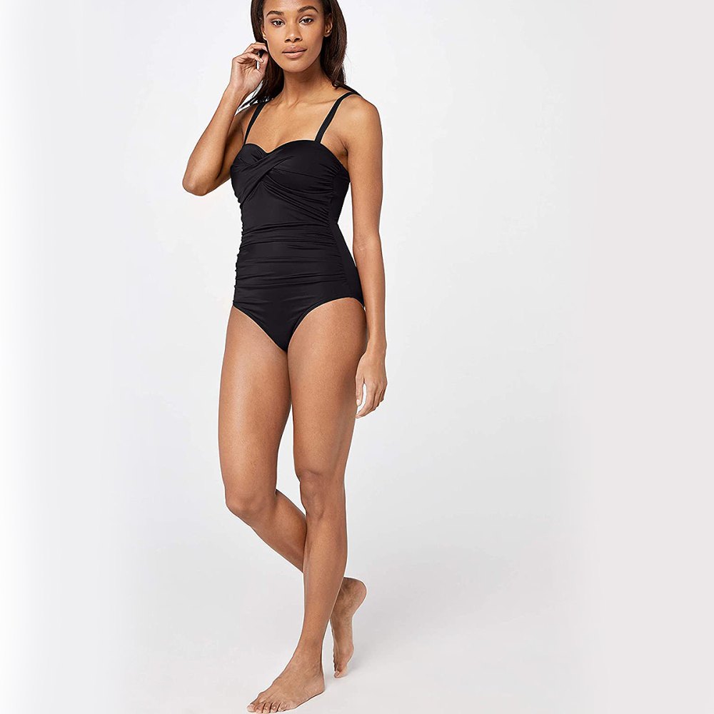 Iris & Lilly Tummy Control/Shaping One Piece Bathing Suit