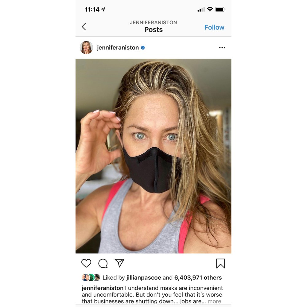 jennifer-aniston-mask-grey-tank