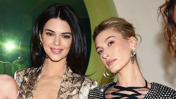 kendall jenner hailey baldwin bieber sneakers