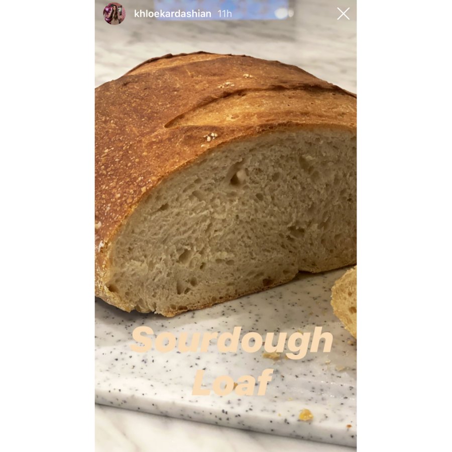 Khloe Kardashian Is Baking Her Own Bread and It Looks Delicious: ‘Showing Off My Bread-Making Skills'