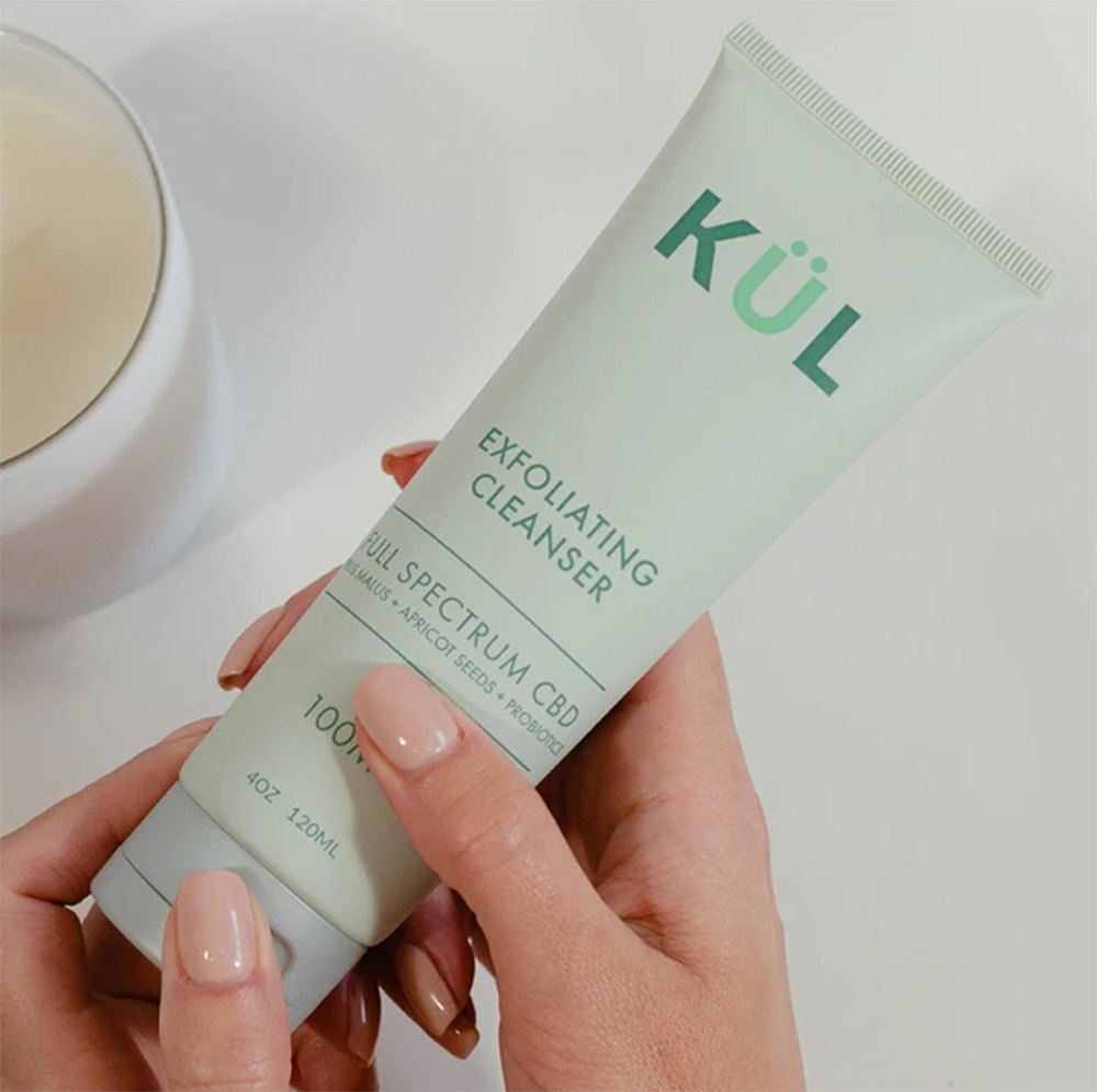 kulcbd-exfoliating-cleanser best cbd lotions creams 2020