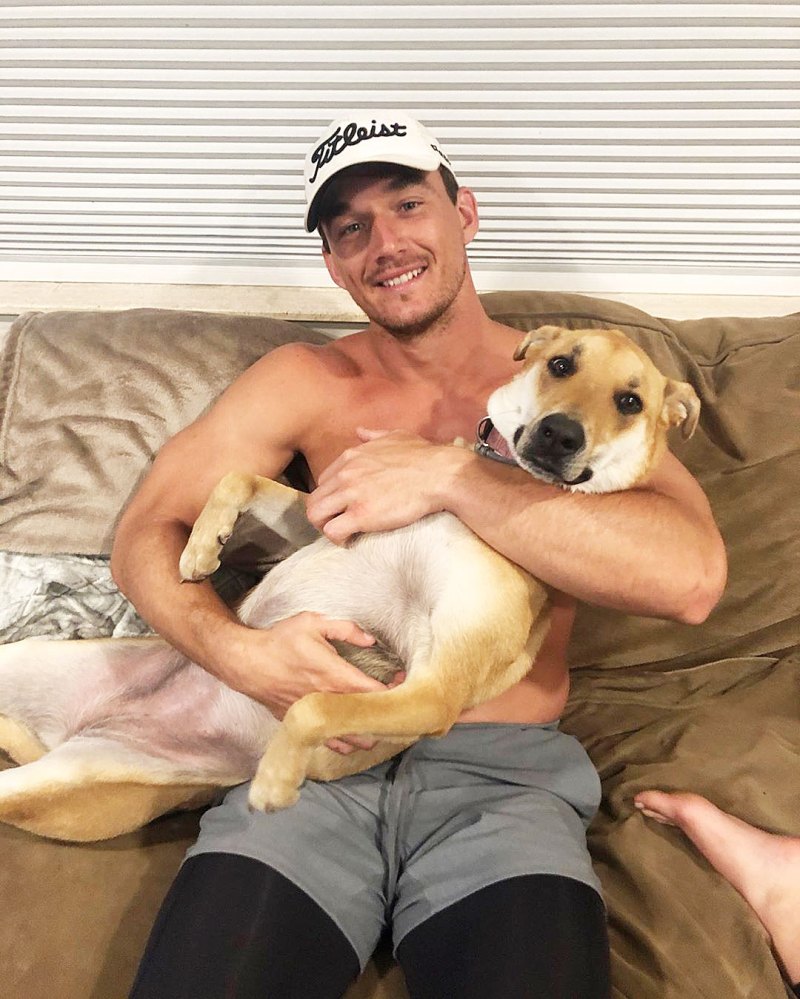 Tyler Cameron Shirtless Holding a Dog Jaw Dropping Pictures of The Bachelorette Fan Favorite Tyler Cameron