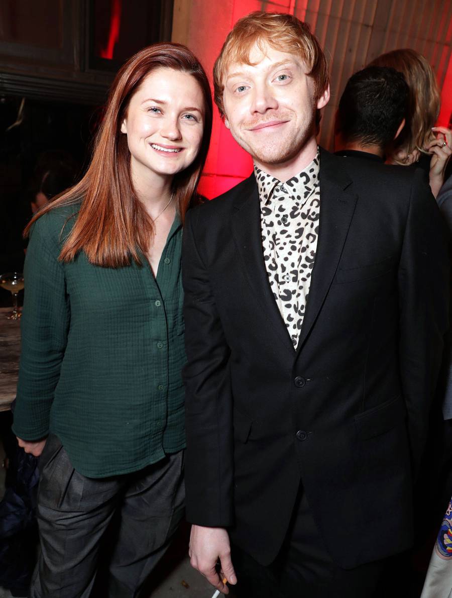 Bonnie Wright and Rupert Grint Harry Potter Stars Reunite Over the Years