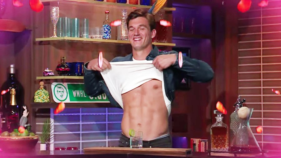 Tyler Cameron Flashes His Abs on Watch What Happens Live Jaw Dropping Pictures of The Bachelorette Fan Favorite Tyler Cameron