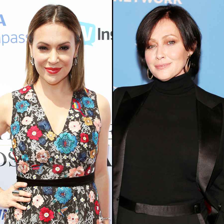 Alyssa Milano and Shannen Doherty Charmed Drama Timeline