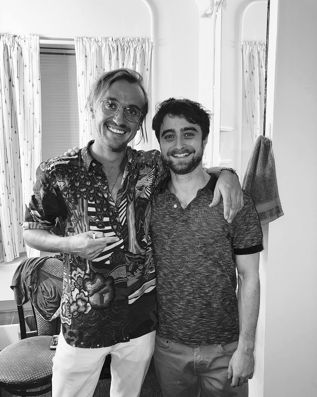 Tom Felton and Daniel Radcliffe Harry Potter Stars Reunite Over the Years