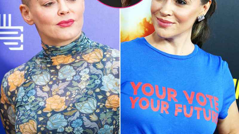 11 Rose McGowan and Alyssa Milano Twitter Fight Alyssa Milano and Holly Marie Combs Weigh In Charmed Drama Timeline
