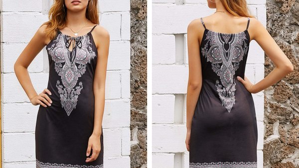 Happy Sailed Boho Print Sleeveless Sundress