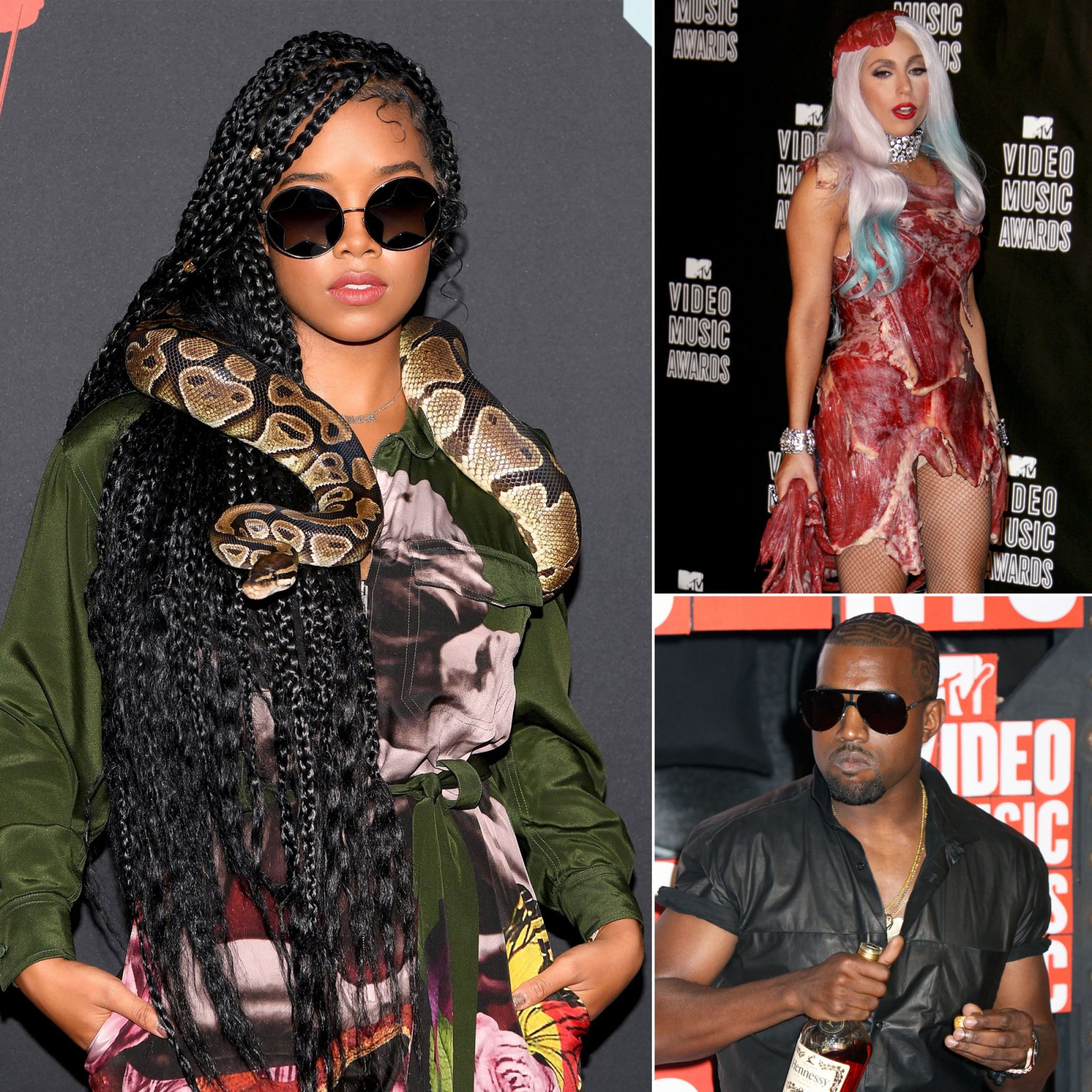From Snakes to Meat Purses, See the All-Time Craziest VMAs Accessories