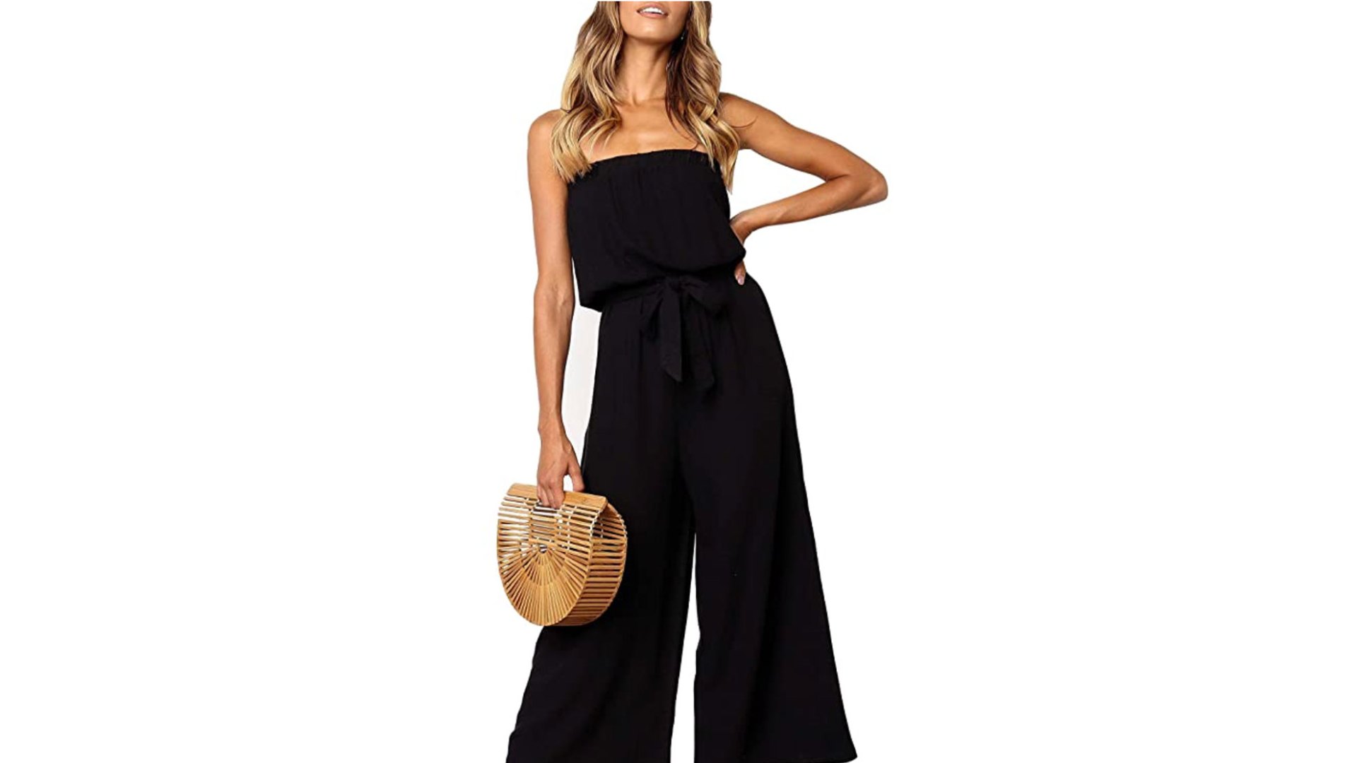 ZESICA Strapless Jumpsuit Romper Works For Day and Night | Us Weekly