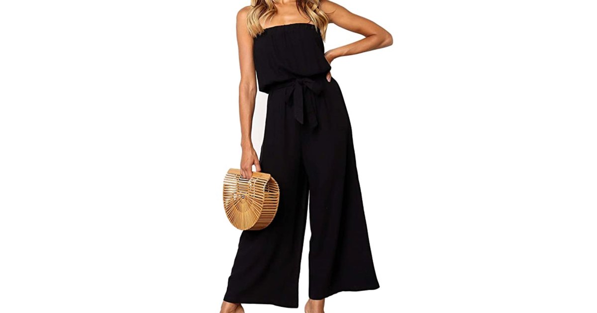 Finally! A Stylish Strapless Jumpsuit That Works for Day and Night
