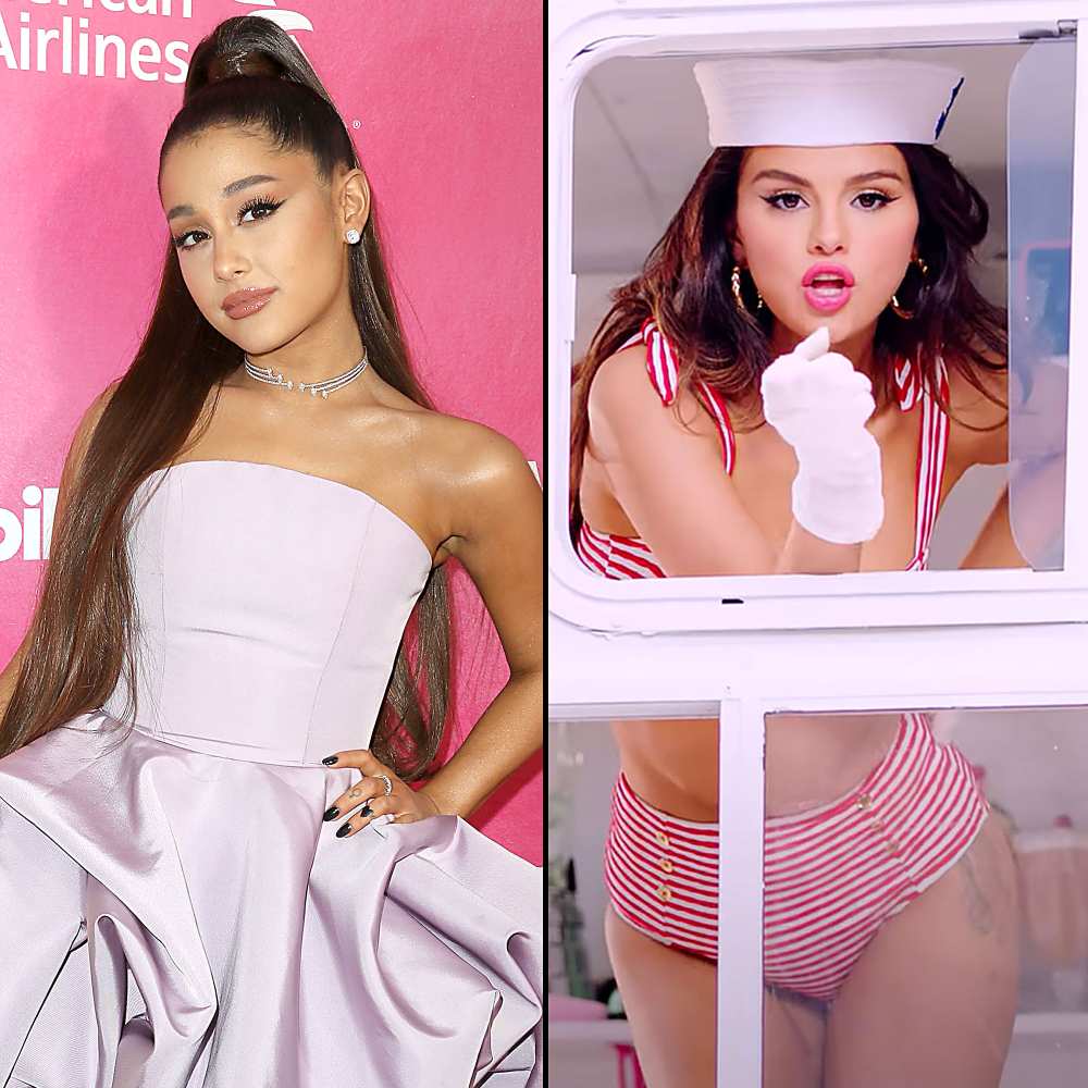 Ariana Grande Sends Selena Gomez Ice Cream-Shaped Flowers Mark Song Debut