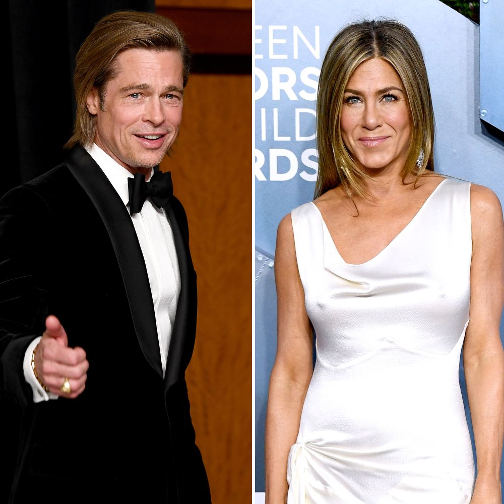 Brad Pitt Joins Jennifer Aniston for Fast Times Table Read