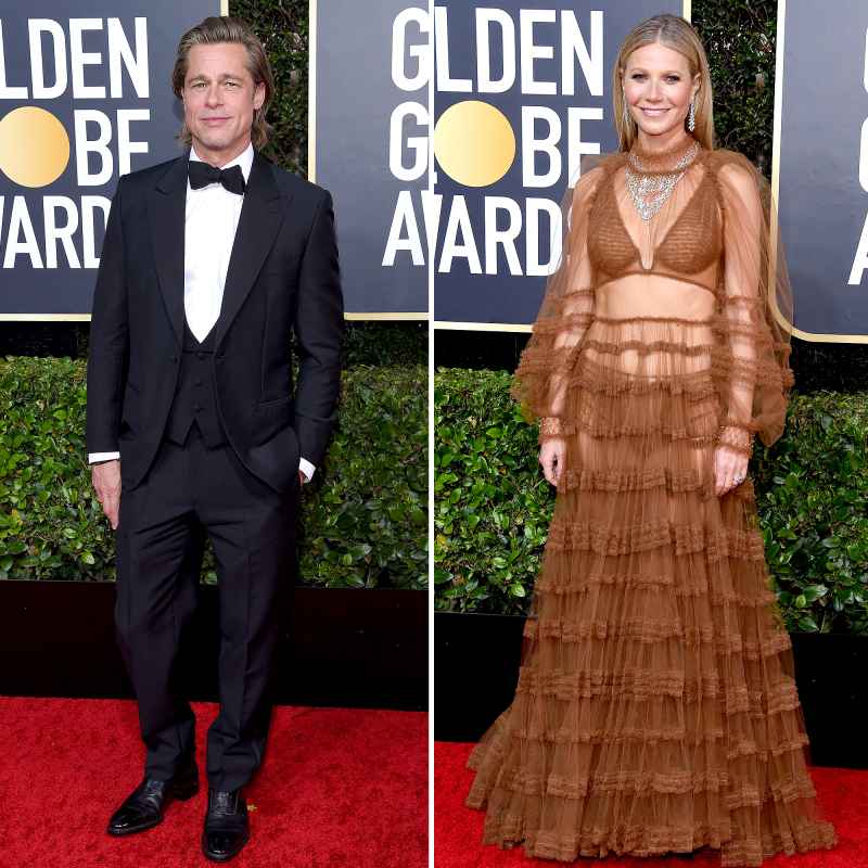 Brad Pitt and Gwyneth Paltrow Golden Globes 2020