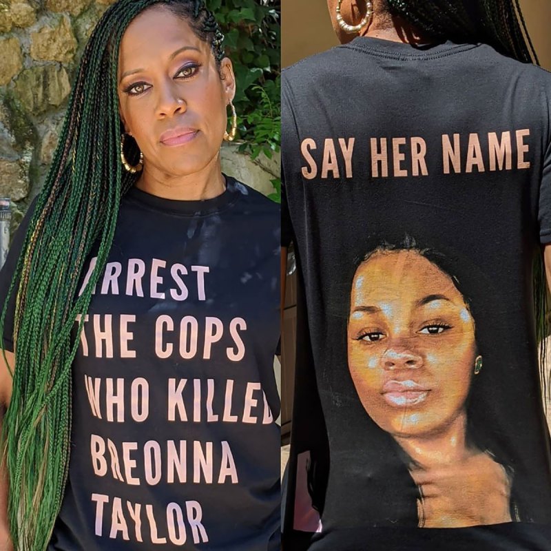 The Black T-Shirt With a Message Celebs Are Wearing All Over IG