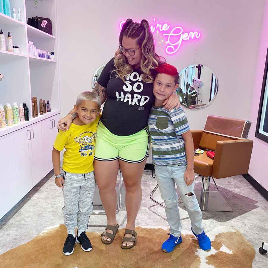 Celebs Who Colored Their Kids Hair Kailyn Lowry