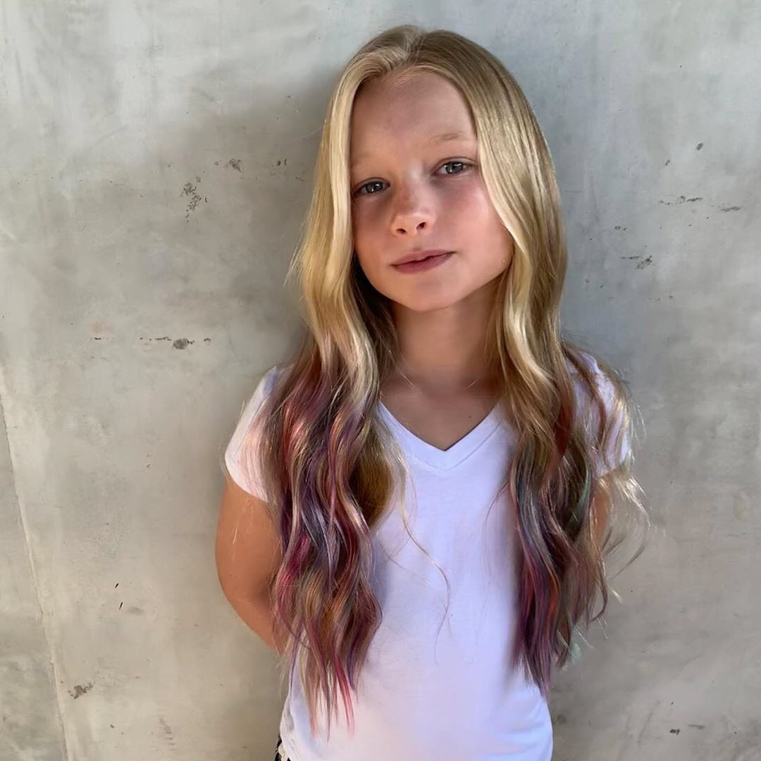 Celebrity Parents Who Colored Their Kids Hair Pics
