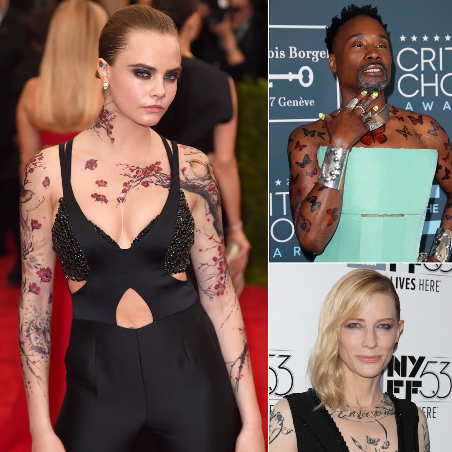Celebs Who Wore or Temporary Tattoos Through the Years: Pics