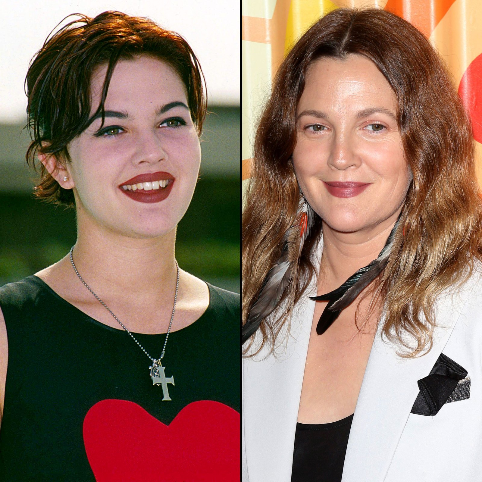 Drew Barrymore 90s Stars Then and Now