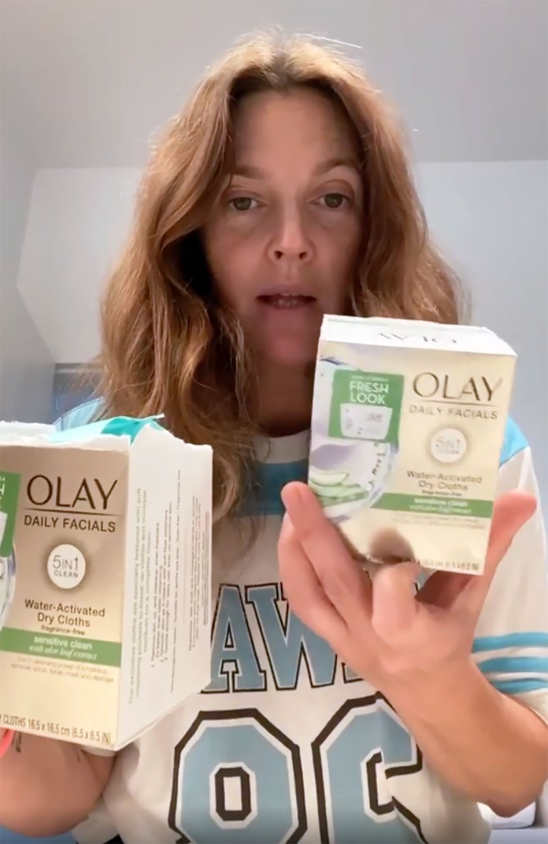 Why Drew Barrymore Is Obsessed With These $7 Facial Wipes