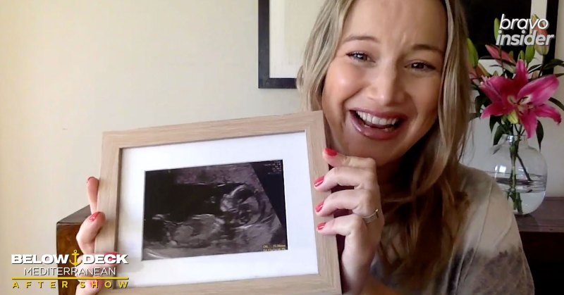 Hannah Ferrier Pregnant Stars Share Ultrasound Pics