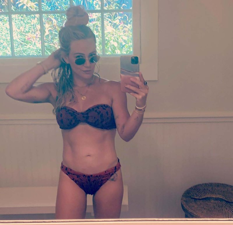 Hilary Duff's Abs Are Insane in This Motivational Bikini Snap