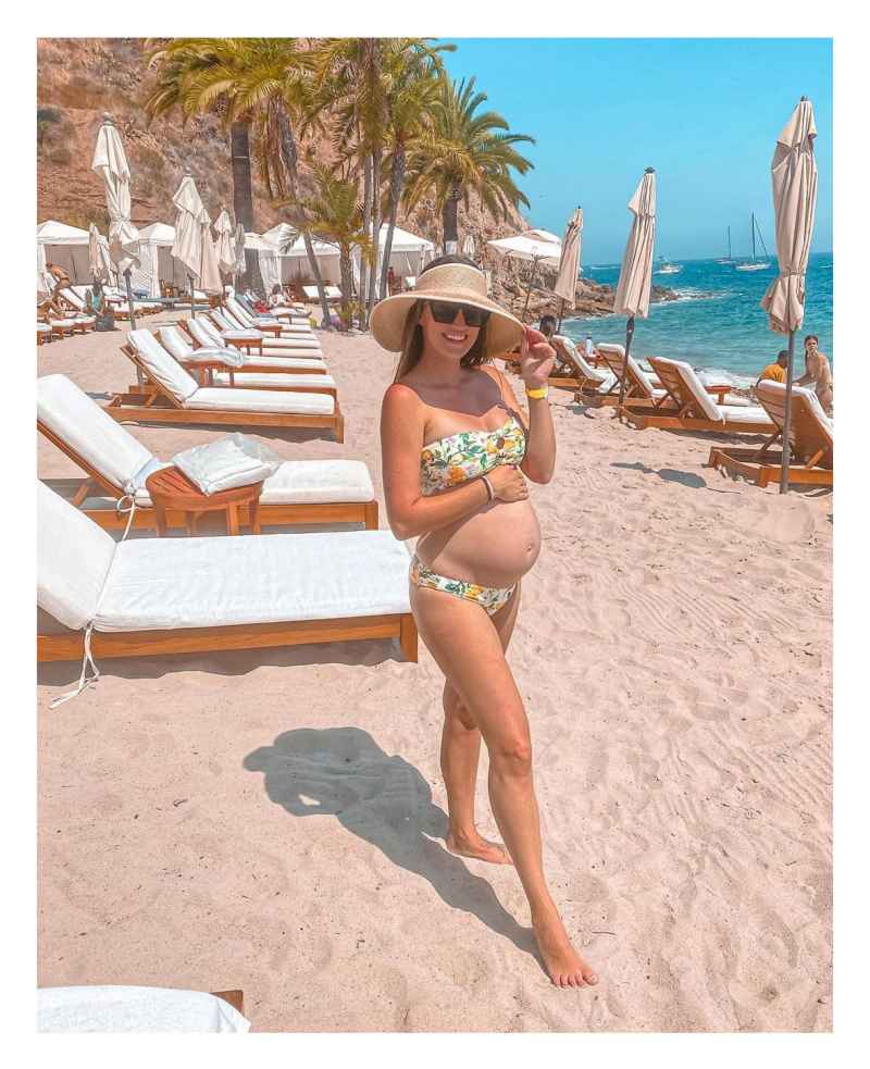 Jade Roper Instagram Pregnant Bikini Baby Bump Descanso Beach Club Catalina Island