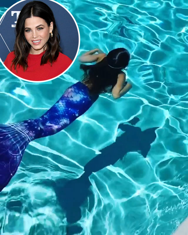 Jenna Dewan Everly Tatum Mermaid Pool