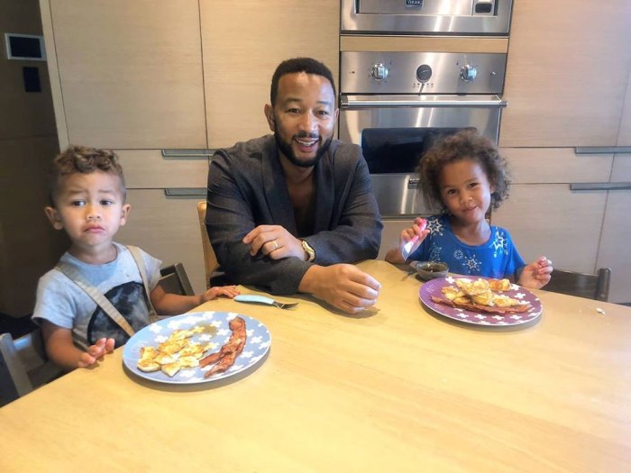John Legend Makes Breakfast for His Kids Pancake Recipe