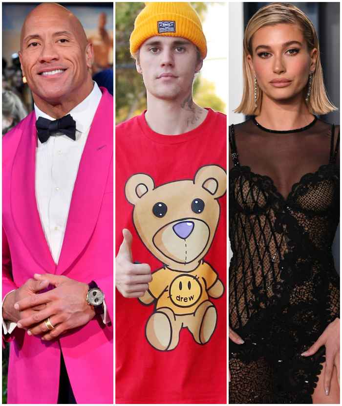 Dwayne Johnson Says He Expects Justin Bieber and Hailey Baldwin to 'Have a Baby in 2021'