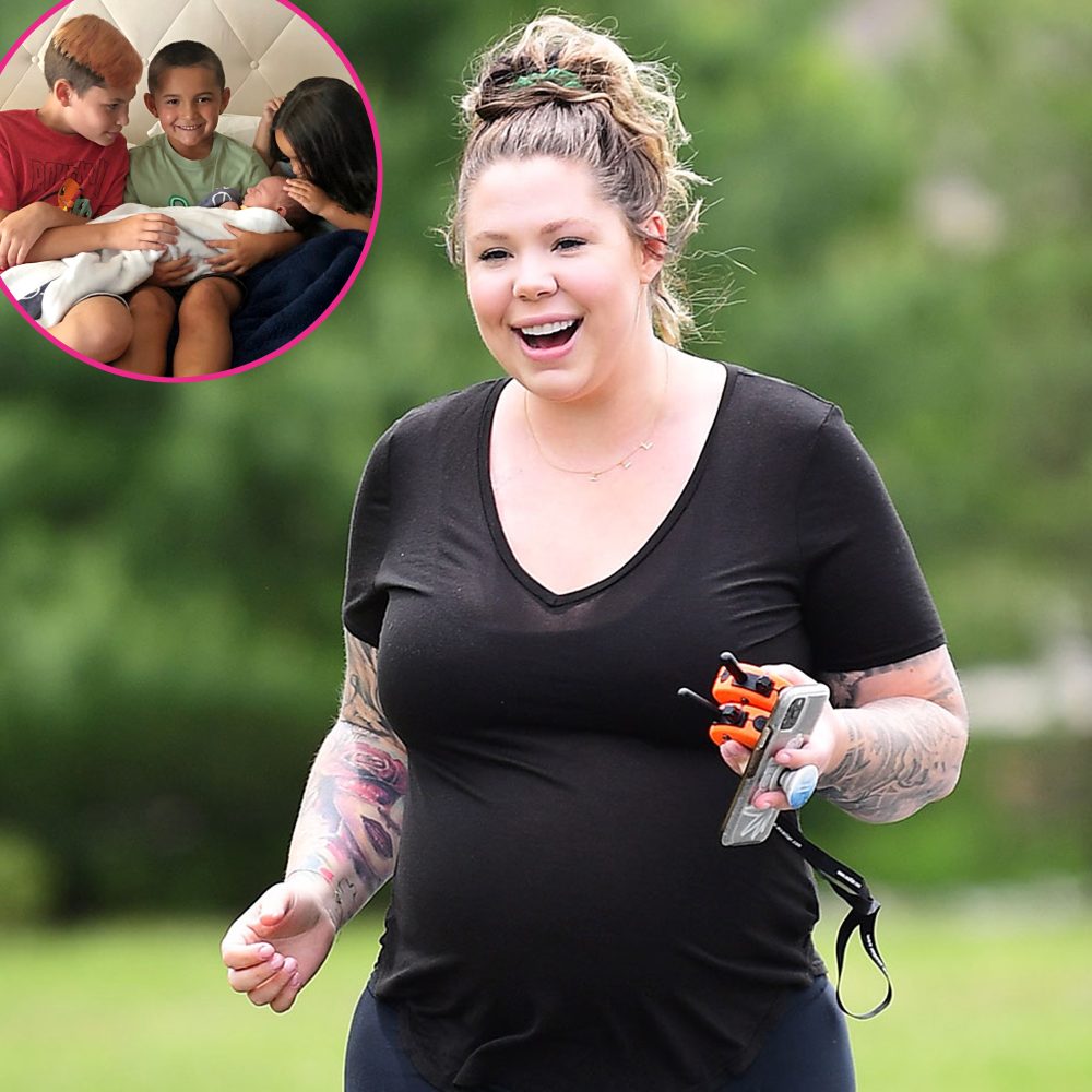 Teen Mom 2 Kailyn Lowry Shares 1st Photos of 4th Son With His Big Brothers