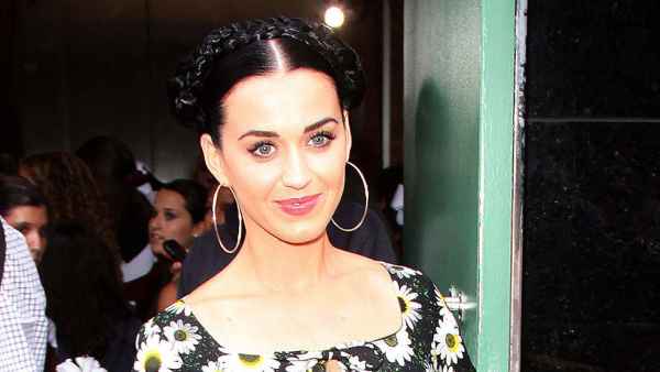 Katy Perry Wearing a Dress with Daisies on it in 2013 Was Asked About Naming Her Daughter Daisy Before Birth
