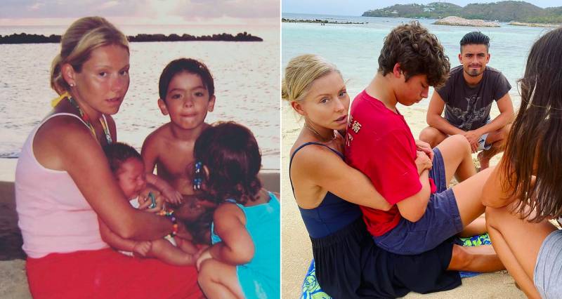 See Kelly Ripa Hilariously Recreate Throwback Photo With 3 Kids