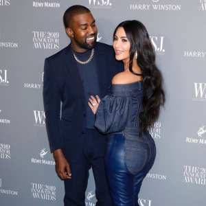 Kim Kardashian Supports Kanye West as He Resumes Sunday Service in Wyoming