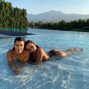 See Every Pic From Kourtney Kardashian and Addison Rae's Sexy Bikini Shoot