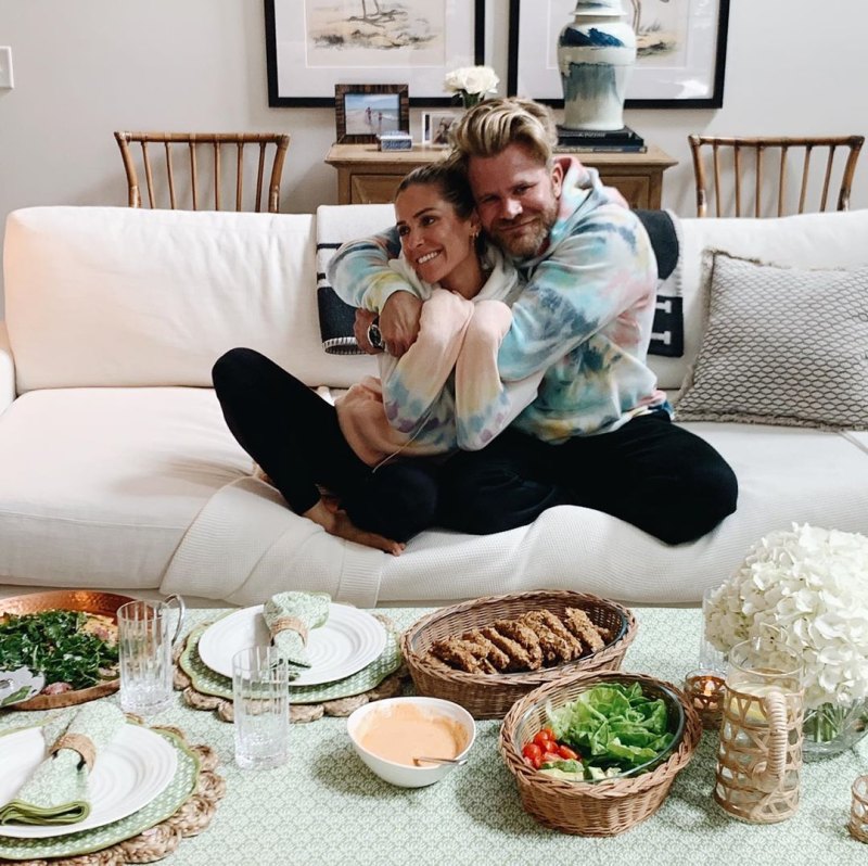 Kristin Cavallari and BFF Justin Anderson Snuggled Up in Tie-Dye ...