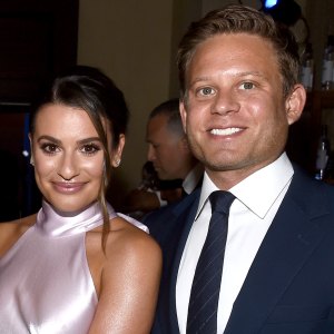 Lea Michele Gives 1st Glimpse Her Zandy Reich Baby Boy Ever