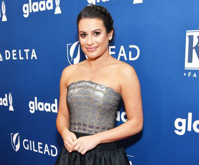 Lea Michele attends the 29th Annual GLAAD Media Awards Lea Michele Shares Pic of Newborn Son Ever While Celebrating 34th Birthday