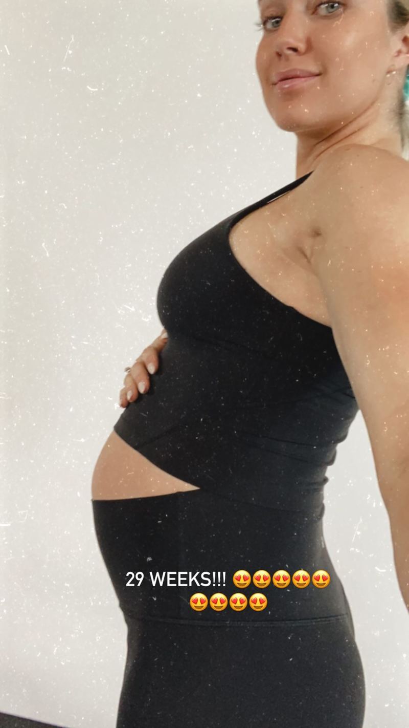 29 Weeks! See Pregnant Lindsay Arnold’s Baby Bump Pics