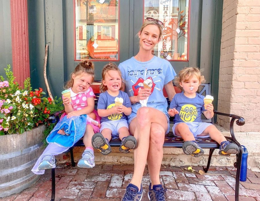 Meghan King ice cream with kids
